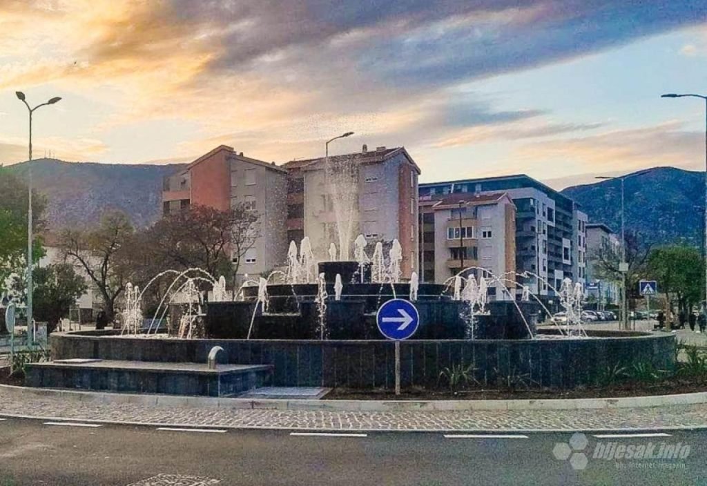 Pokvarila se fontana u Mostaru za koju je izdvojeno 1.000.000 KM