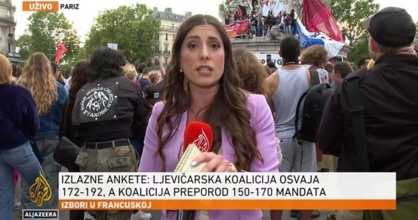 Izlazne ankete: Ljevica zaustavila krajnju desnicu u Francuskoj