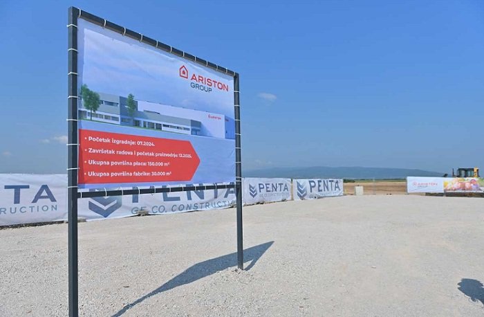 Položen kamen temeljac za novu fabriku “Ariston” u Nišu