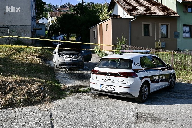 Golf V koji je u nedjelju izgorio u Švrakinom Selu namjerno zapaljen