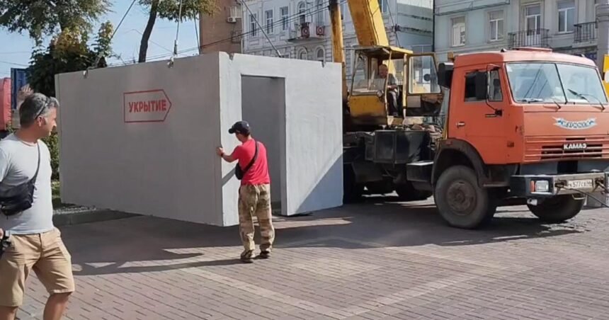 Rusija postavlja modularna betonska skloništa u Kursku