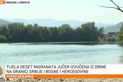 Nastavljena potraga u rijeci Drini, dosad pronađena tijela deset migranata