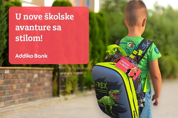 Addiko Bank d.d. Sarajevo: Tradicionalno slobodan dan za roditelje, a ruksaci i školski pribor za prvačiće