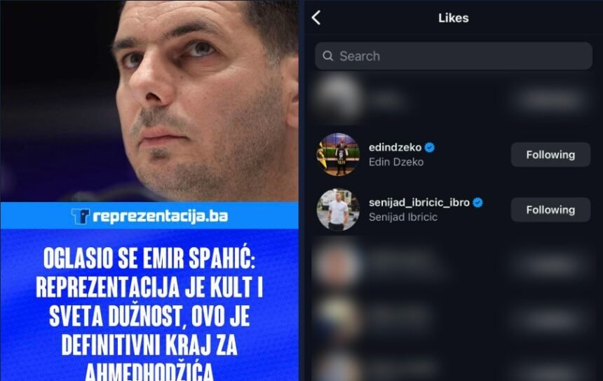 Džeko na našem Instagramu podržao Spahićevo obraćanje
