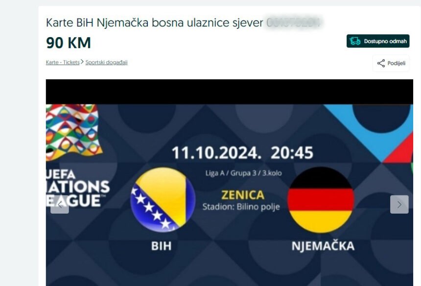 Puno manje ulaznica kod tapkaroša, cijene će ići do 200 KM