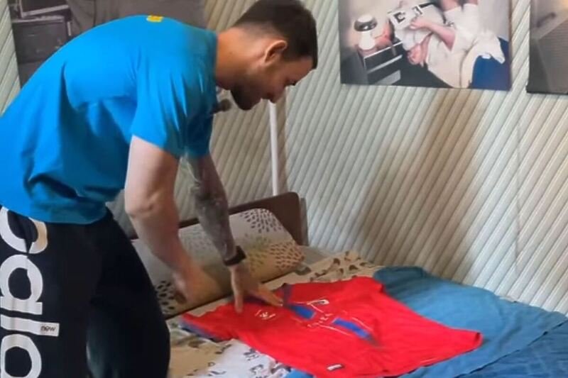 Pogledajte kako je dres Borca iz Banje Luke završio u kući gdje je odrastao Diego Maradona