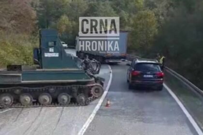 Nema povrijeđenih i oštećenja tokom slijetanja mašine za deminiranje