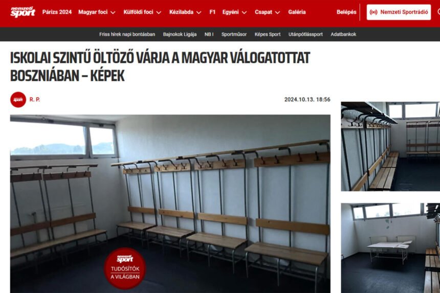 I Mađari se čude svlačionicama u Zenici: Kao svlačionica u školi