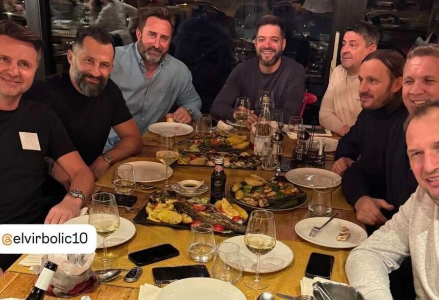 Salihamidžić stigao u Sarajevo, večerao u sarajevskom restoranu u probranom društvu