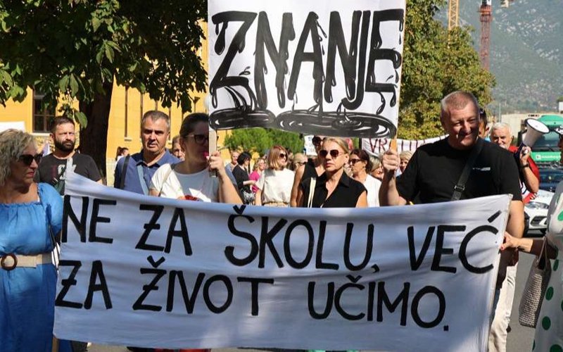 U HNK štrajk i dalje traje: Odbijena ponuda Vlade