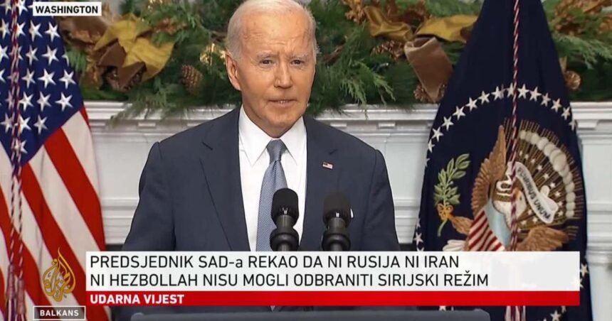 Biden pokušao zasluge za svrgavanje al-Assada pripisati svojoj administraciji