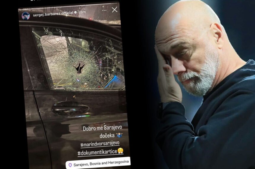 Sergeju Barbarezu obili Mercedes u centru Sarajeva: Dobro me dočeka Sarajevo