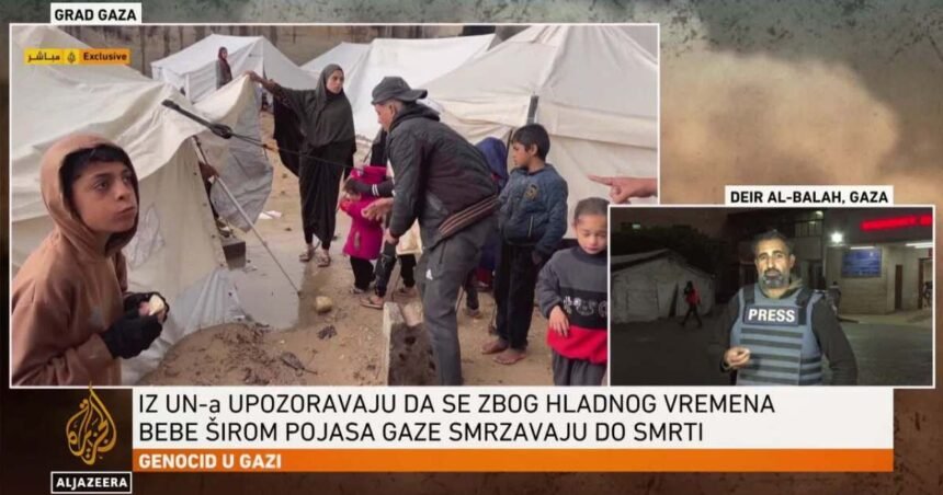 Hiljade Palestinaca žive u teškim uslovima pod otvorenim nebom