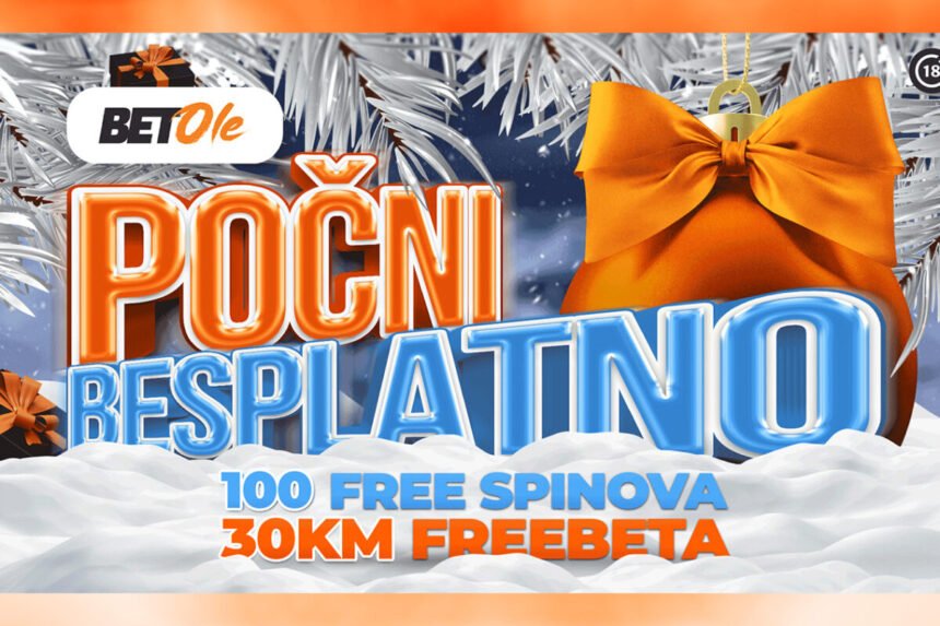 BetOle: POČNI BESPLATNO 100+30, POČNI IGRU NA NAŠ RAČUN