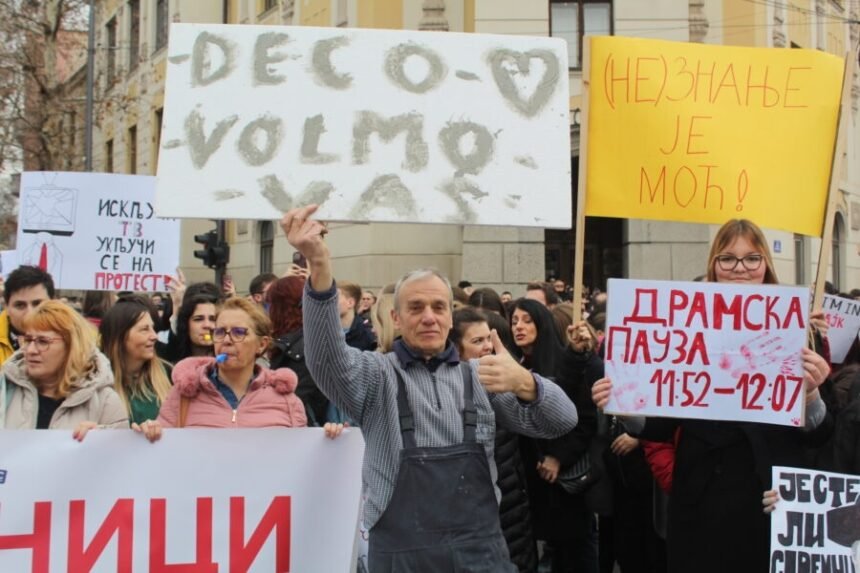 POZIV SVIMA DA SE PRIKLJUČE: U petak se očekuje najmasovnija obustava rada u školama u Srbiji, u dva grada nijedna ne radi