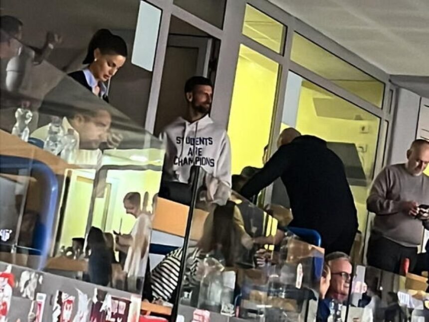 NOVAK ĐOKOVIĆ DOŠAO NA DERBI U POSEBNOM DUKSU:  ‘Studenti su šampioni’