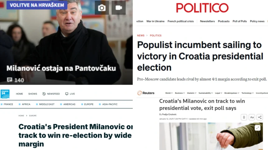 Agencije i strani mediji o rezultatima izbora: Povijesni trijumf Milanovića