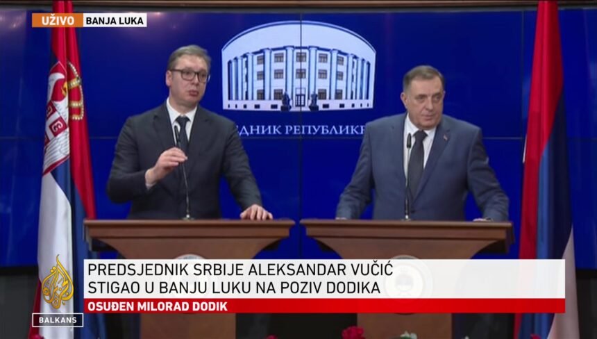 Poruke Vučića i Dodika nakon sastanka u Banjoj Luci