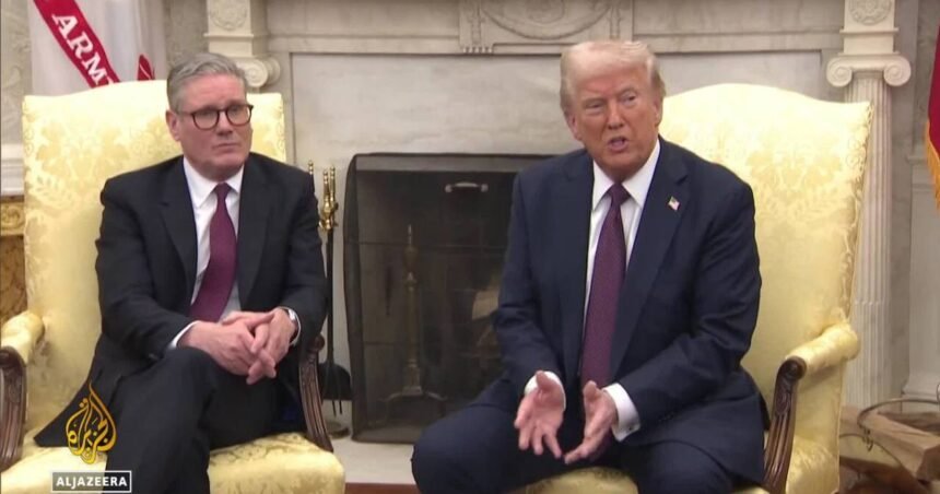 Trump i Starmer razgovarali o mirovnom sporazumu za Ukrajinu