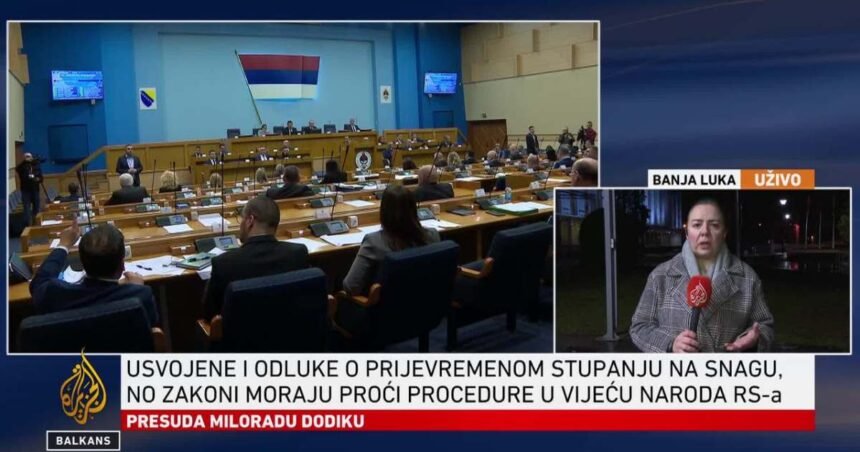 NSRS usvojio sporne zakone: Opozicija nije prisustvovala glasanju