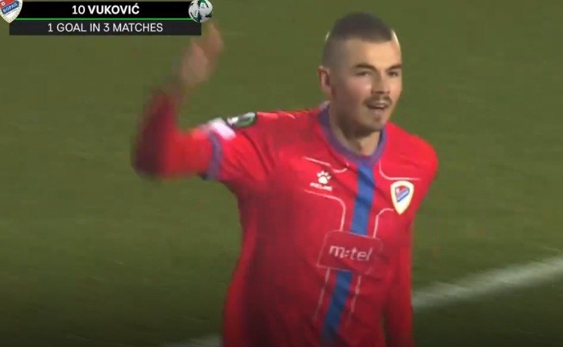 Borac golom sjajnog Vukovića remizirao sa Rapidom, u Beču odluka o putniku u četvrtfinale