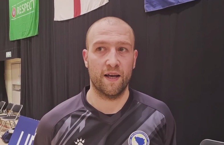 Golman futsal BiH Darko Milanović: Pozivam sve da napunimo Arenu u Zenici i da se Španci tresu
