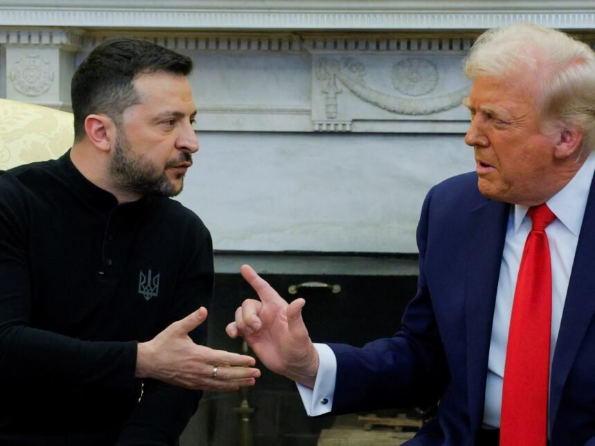 Ključne zalaženje iz vatrene sastanke Bijele kuće sa Trumpom i Zelenskyy