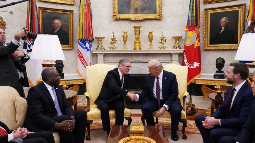 Trump i Starmer na Ukrajini primirje dogovora