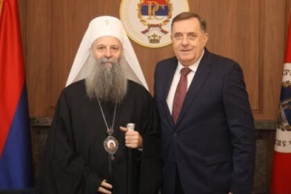 Porriarch Porfirija u razgovoru s Dodikom apelirao je na očuvanje mira i spuštanja tenzija u BiH