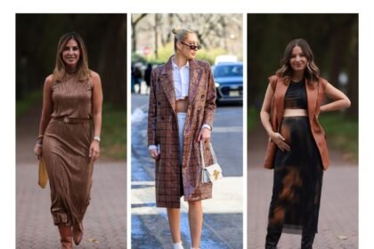 Espresso Martini Outfiti za prošlost 2025: Tamno smeđe boje je svuda!