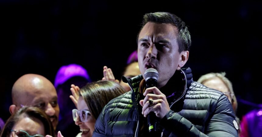 Tražim ponovni izbor, predsjednik Daniel Noboa centri Ekvadorov val zločina