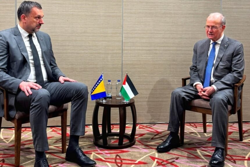 KONAKOVIĆ SA PREMIJEROM PALESTINE: BiH spremna pomoći obnovu Gaze