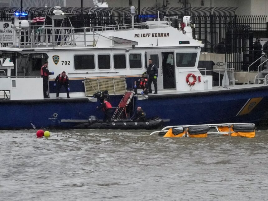 Šest ubijenih nakon rušenja helikoptera u New Yorku Hudson River