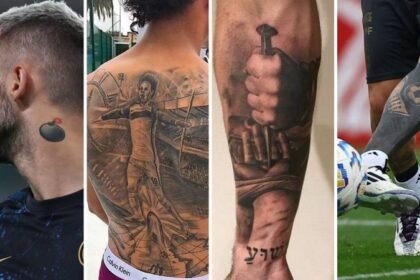 FOTO Tetovaže domaćih i stranih nogometnih zvijezda: Čavao, svoj lik, brat pa i bivša supruga