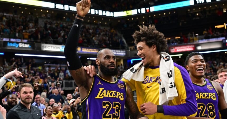 Libron James Game Pobjednik u Zvučaocima Lakers preko Indiana Pacers