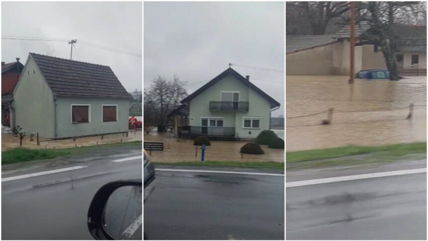 FOTO/VIDEO Kuće i automobili pod vodom: Borba s poplavama ne prestaje, objavljene nove snimke s terena