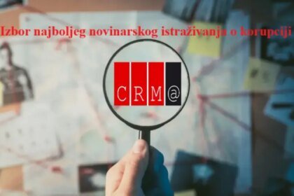 POZIV NOVINARIMA I REDAKCIJAMA: Prijavite se za izbor najboljeg novinarskog istraživanja o korupciji