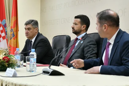 Predsjednik Milanović održao predavanje na Fakultetu političkih znanosti u Podgorici