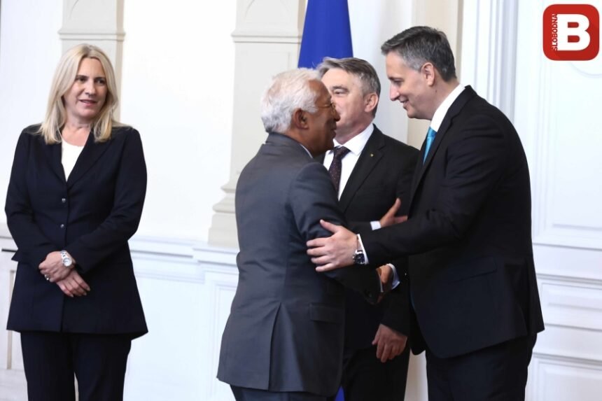 ‘SB’ NA SASTANKU: Predsjedništvo BiH srdačno dočekalo važnog gosta iz Evropskog vijeća (FOTO)