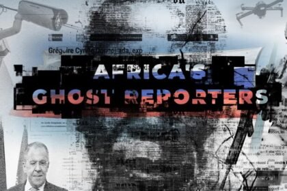 Pisanje reportera Ghost-a za pisanje proruske propagande u zapadnoj Africi