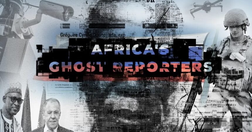 Pisanje reportera Ghost-a za pisanje proruske propagande u zapadnoj Africi