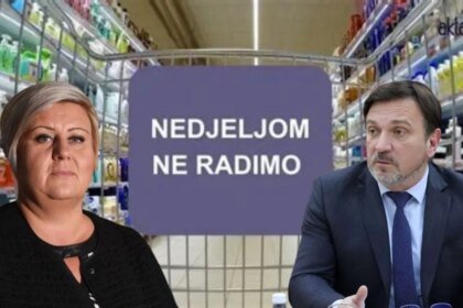 Hasičević: Neradna nedjelja ostaje, moguće uvođenje 18 radnih nedjelja uz značajnu naknadu