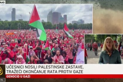 Hiljade ljudi na propalestinskim protestima u Hagu