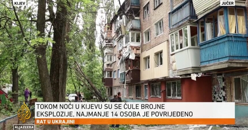 Rusija izvela masovni napad dronovima i raketama na Kijev
