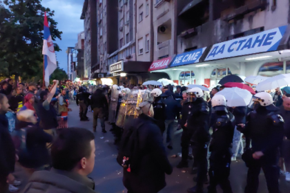 Protest na SNS-u u Novom Sadu