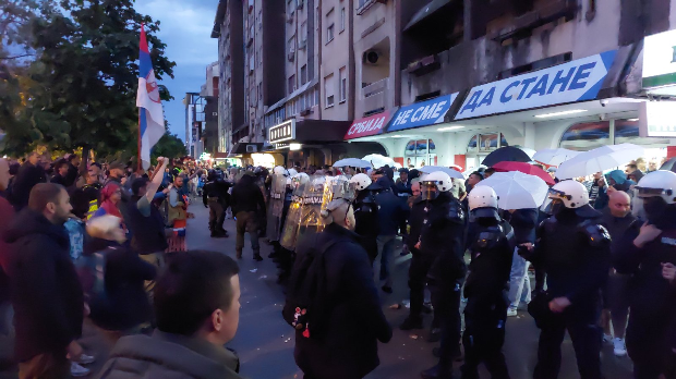 Protest na SNS-u u Novom Sadu