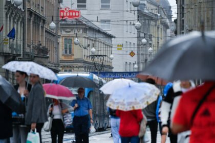 Pripremite se na obilnu kišu: Pogledajte jutrošnje temperature u gradovima