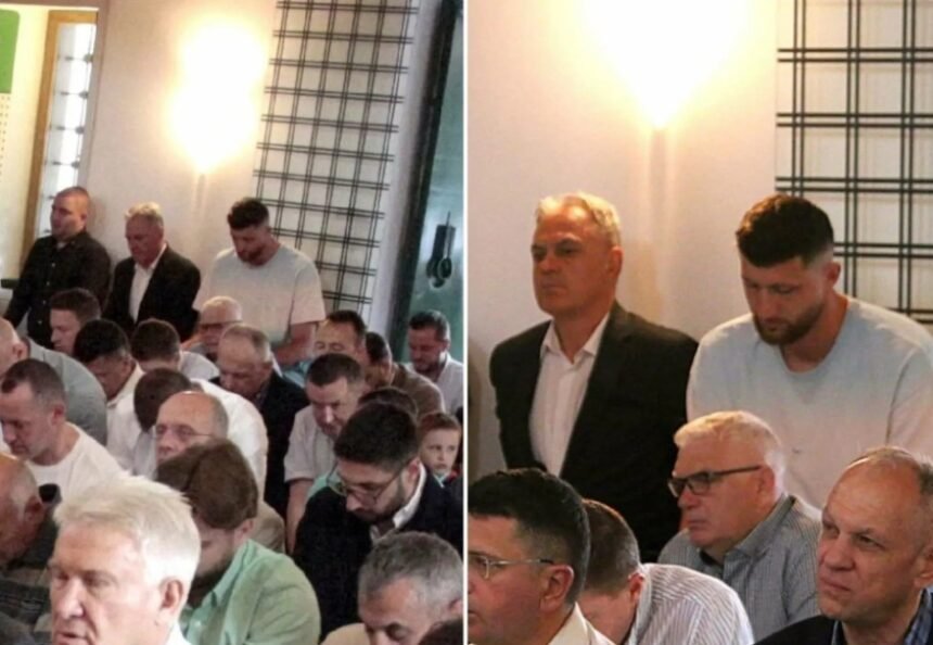 DALEKO OD MEDIJSKE POMPE: Slavni Jusuf Nurkić klanjao bajram-namaz u tuzlanskoj džamiji