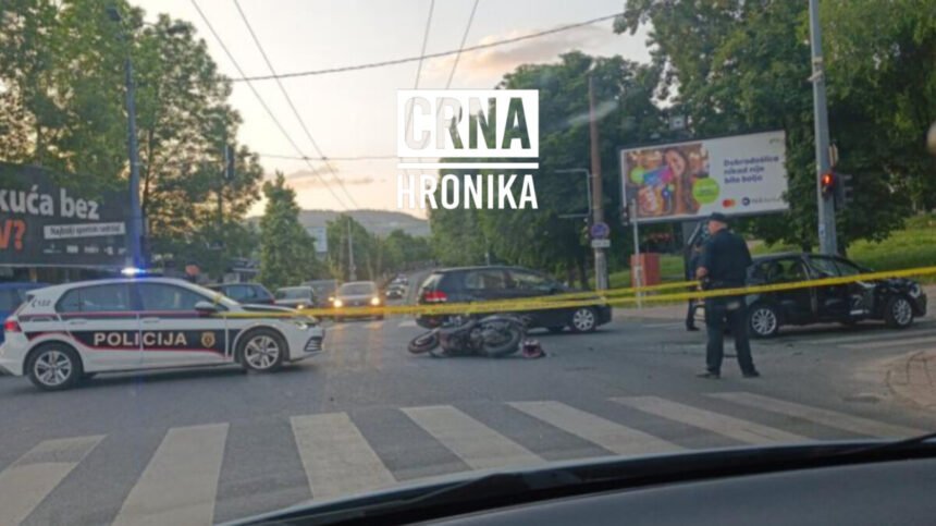 Još jedna teška saobraćajna nesreća u Sarajevu: Povrijeđen motociklista