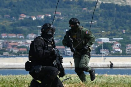Prizori iz akcijskih filmova! Antiteroristička vojna policija u akciji s kolegama iz Slovenije i MUP-a